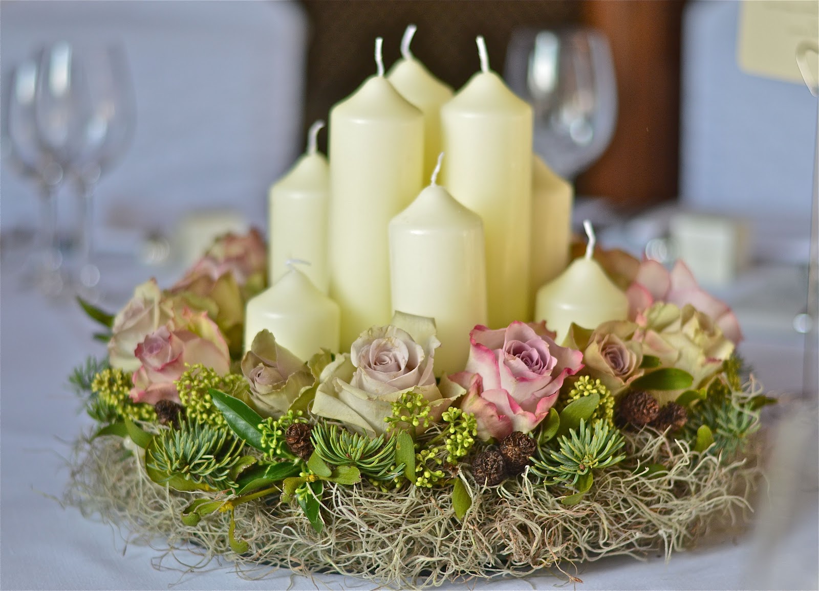 Wedding Flowers Blog Jen's December Wedding Flowers, Rhinefield House