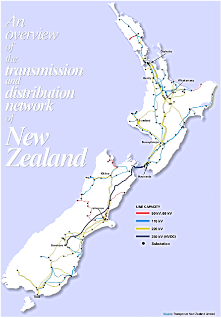  Overview of the Transmission and Distribution Network in New Zealand