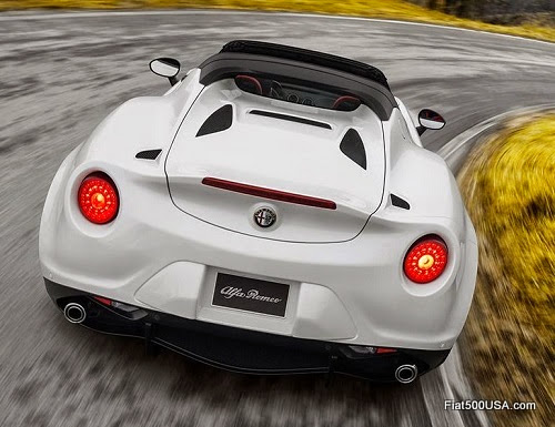 Alfa Romeo 4C Spider Rear