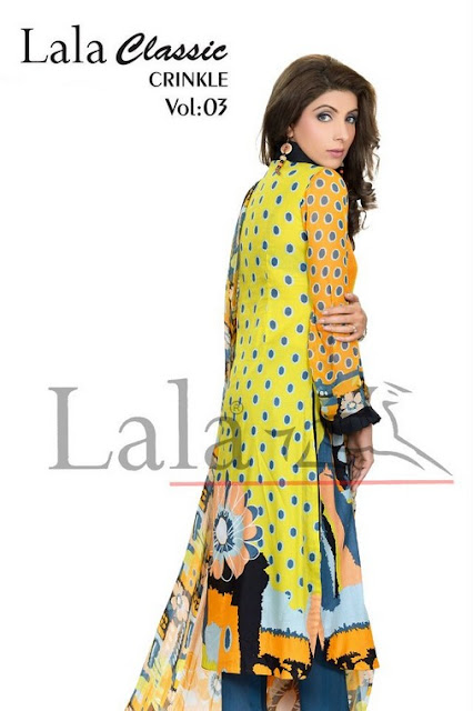 Lala Textiles Classic Crinkle Lawn Vol-3 Summer 2013