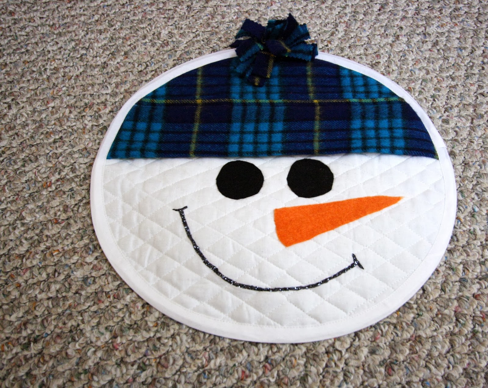 His, Hers and Ours DIY SNOWMAN PLACEMATS