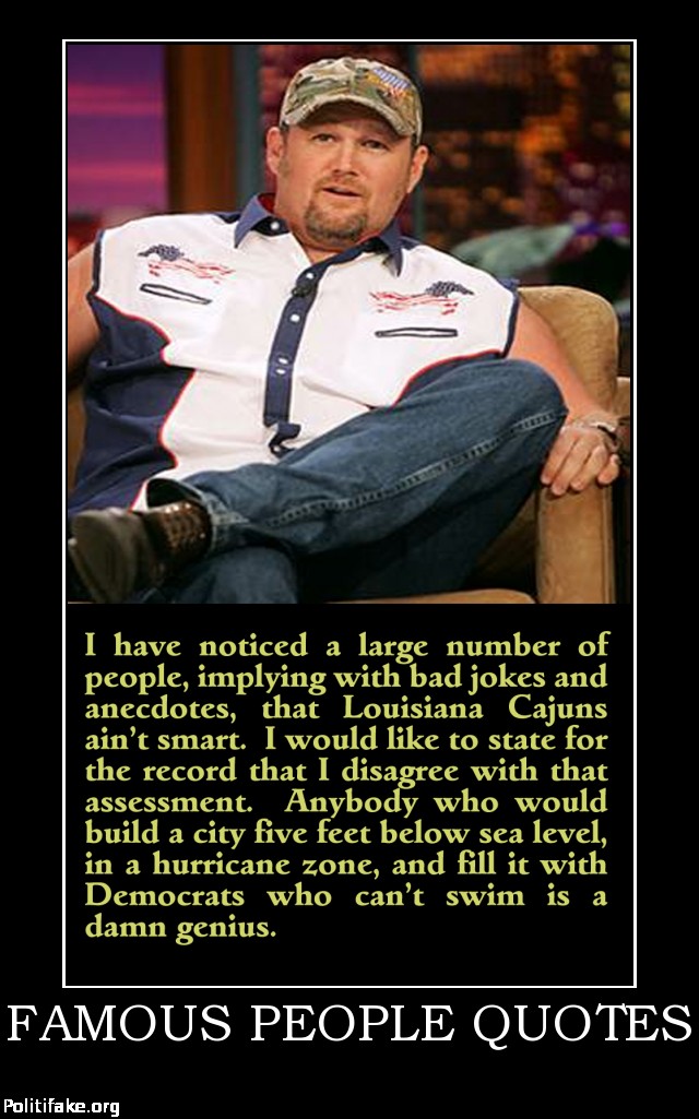 Larry Cable Guy Says:
