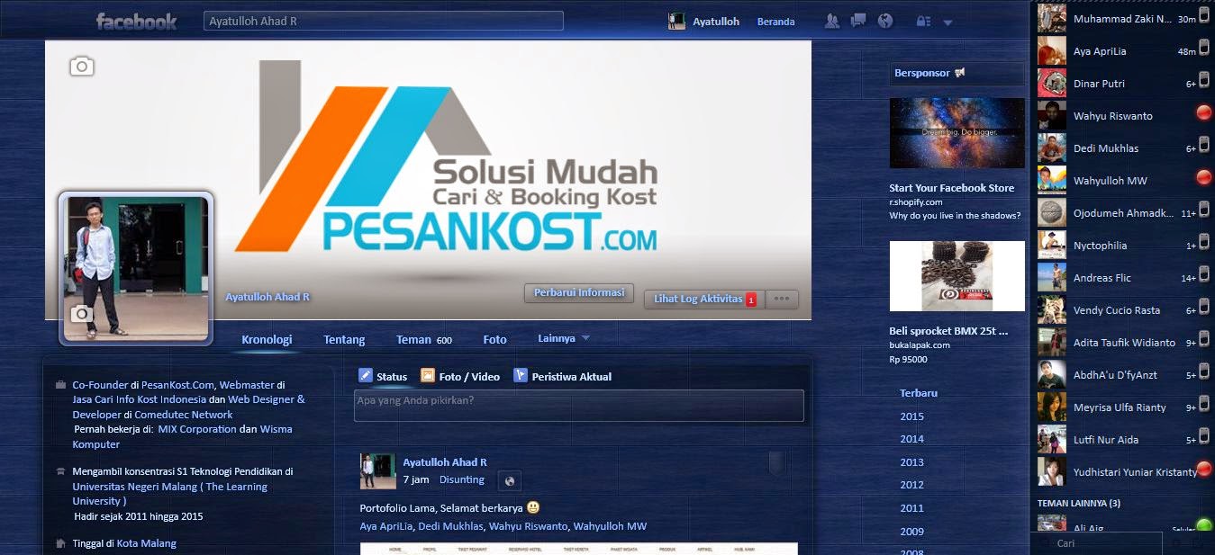 Tutorial Mengganti Tampilan Facebook Lebih Keren Tutorial Mengganti Tampilan Facebook Lebih Keren