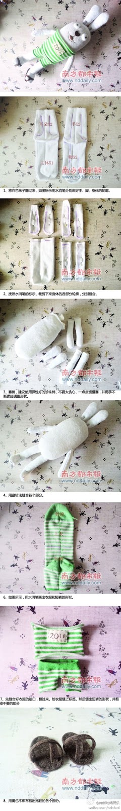 boneka craft untuk anak kelinci dari kaus kaki boneka craft untuk anak kelinci dari kaus kaki