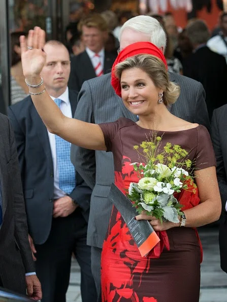 Queen Maxima of The Netherlands attends the opening of the new Markthal on 01.10.2014 in Rotterdam, Netherlands.