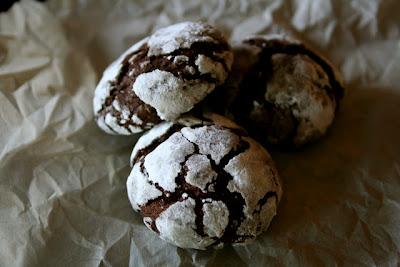 Chocolate Crackle Cookies