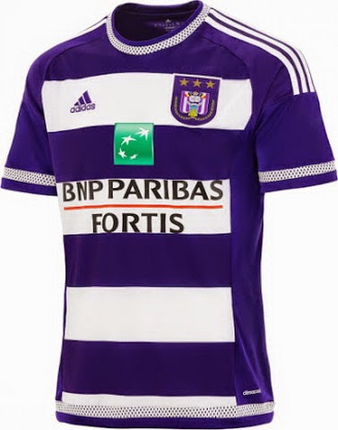 camisetas de futbol: Nueva Camiseta del Anderlecht 2015 2016