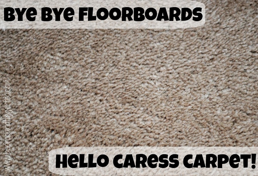 Boo Roo adnd Tigger Too: Bye Bye Floorboards! Hello Caress Carpet! Boo Roo adnd Tigger Too: Bye Bye Floorboards! Hello Caress Carpet!
