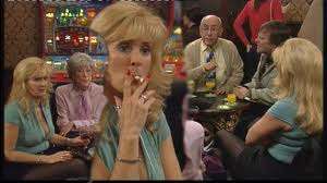 Beverley Callard Smoking Pall Mall Cigarettes beverley callard smoking