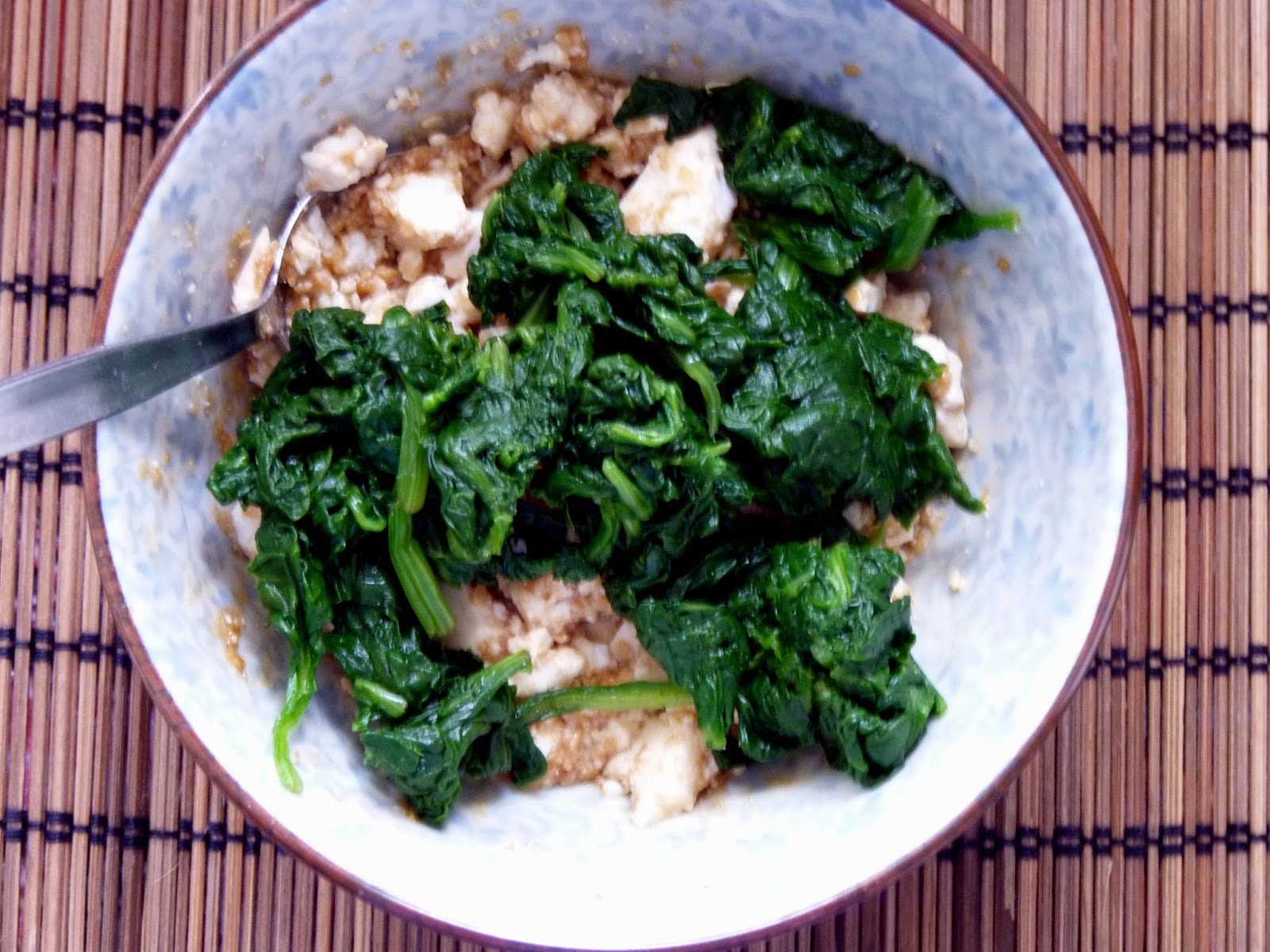 Japanina's Food Corner Spinach "shiraae" Spinach dressed with tofu