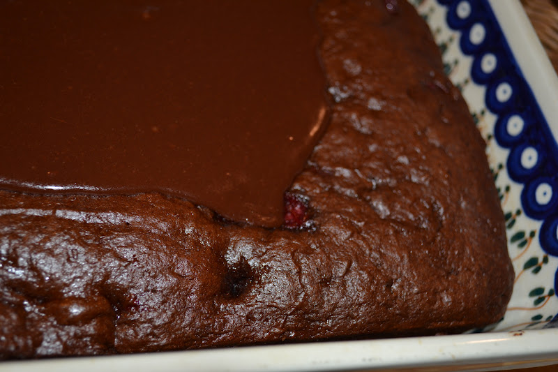 Delectable Delights with Rebecca Chocolate Cherry Cake with Fudge Icing