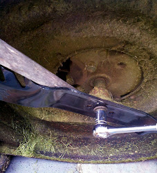 Replacing Lawn Mower Blade removing lawn more blade from rotary mower