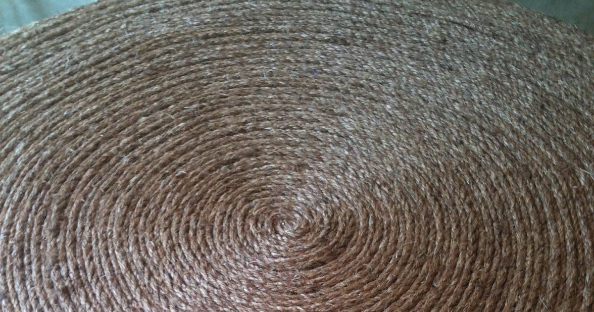 Les Fleurs how to make a round rug...