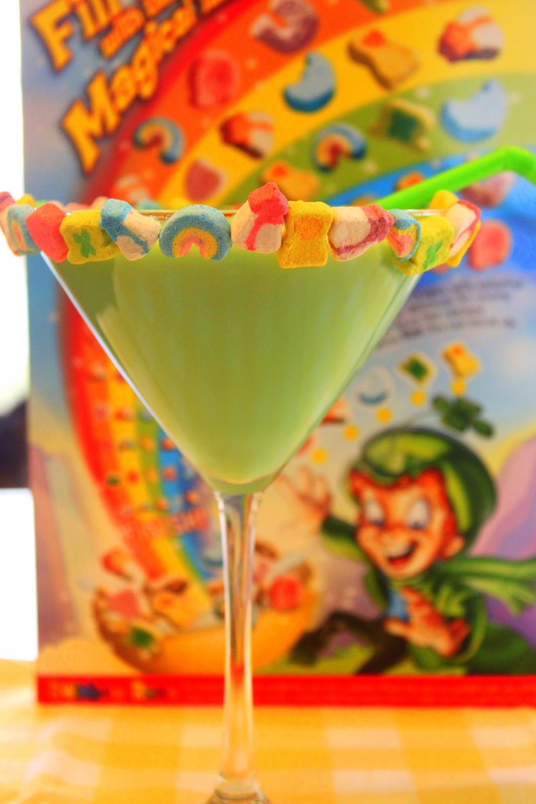 st patricks day apple martini