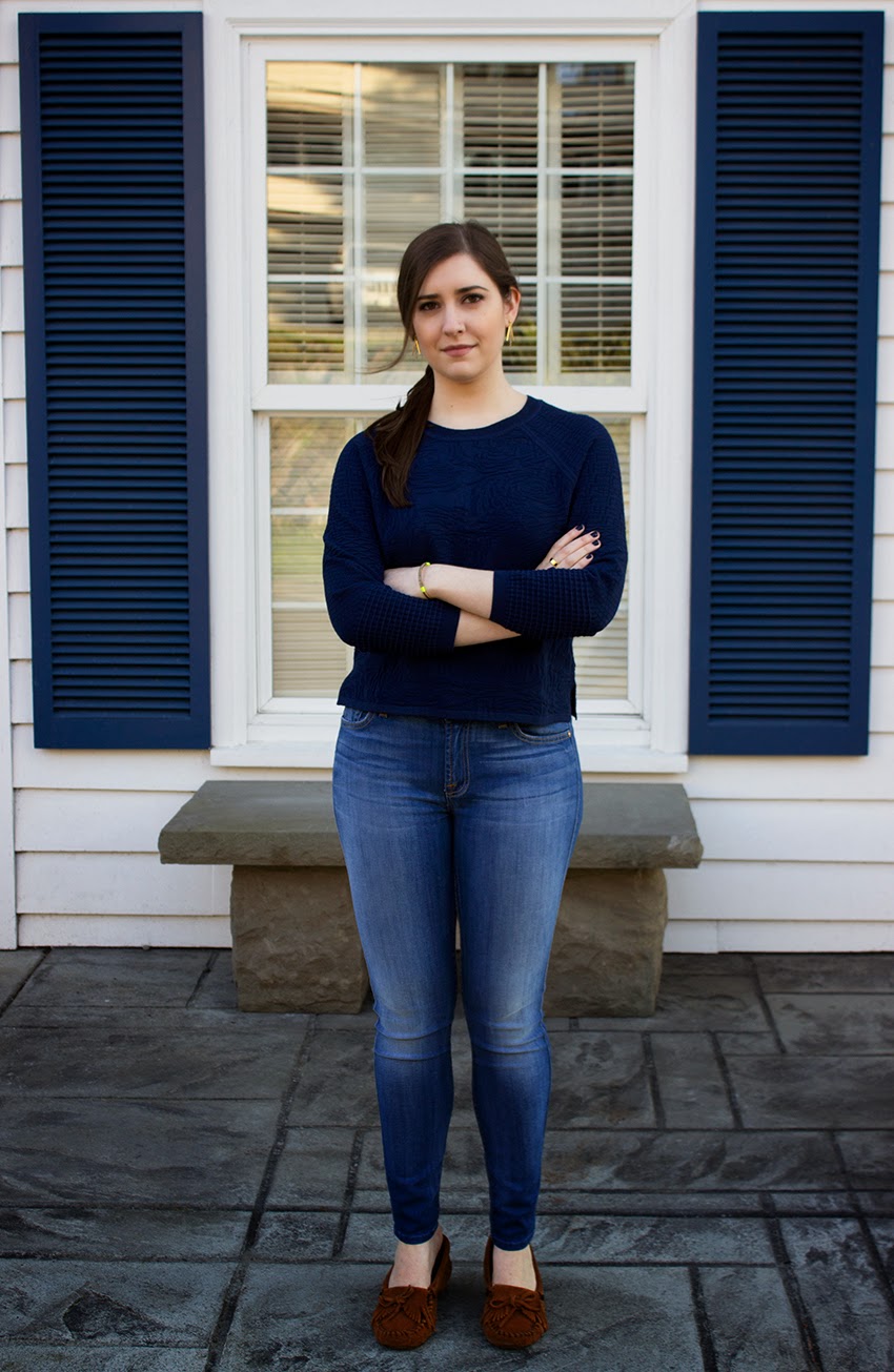 diary of this girl: blue jeans, blue shirt // guest post
