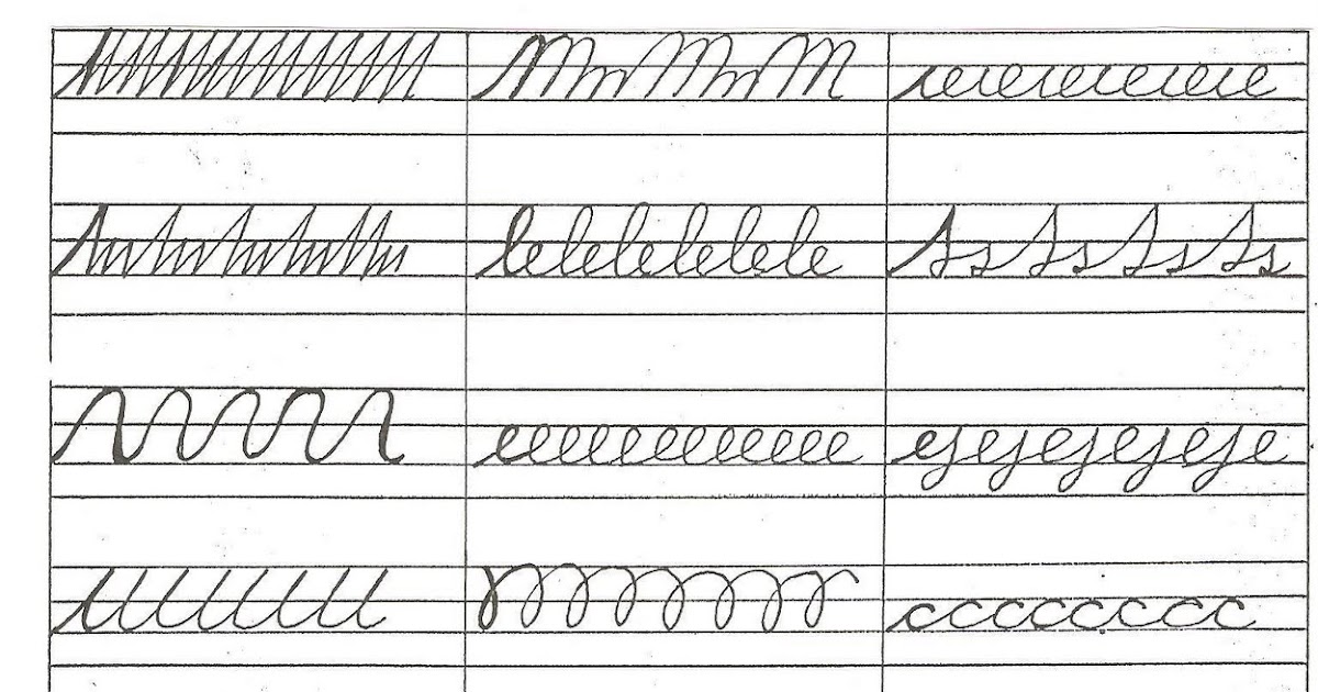 GRADO TERCERO: PROYECTO LETRA CURSIVA