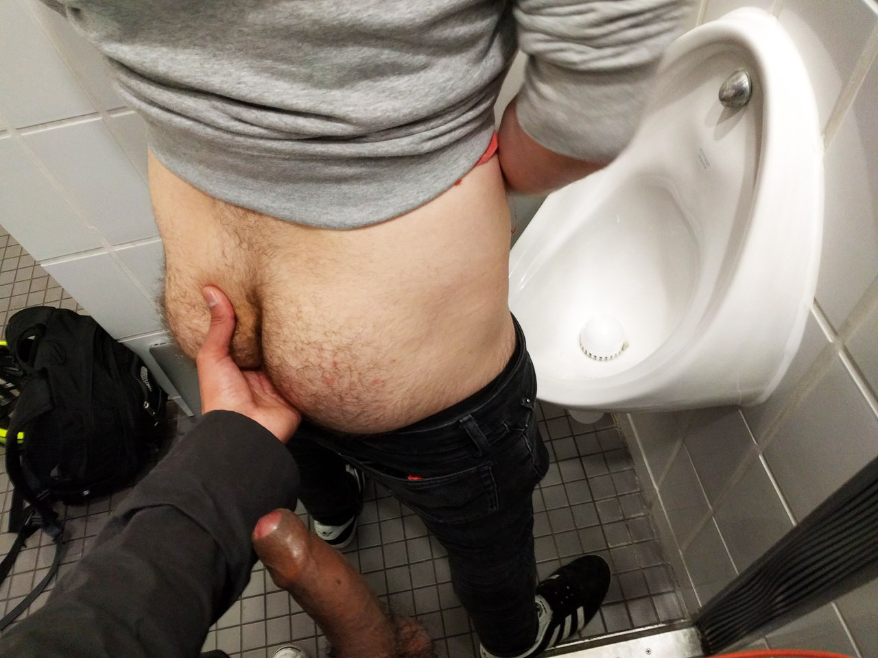 Male public piss