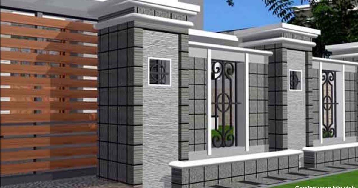 Pagar Minimalis MODEL RUMAH MODERN