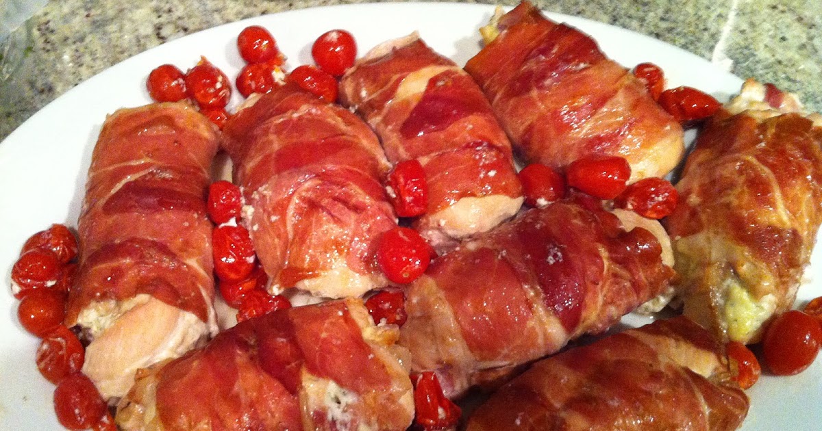 Playing With My Food! Boursin and BaconStuffed Chicken Wrapped in