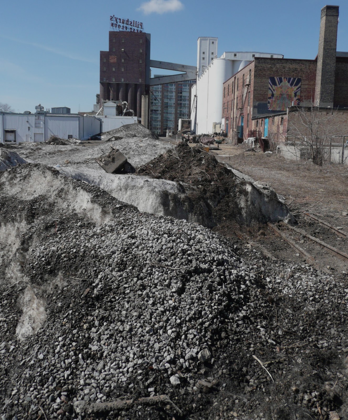 Photo a Day in Saint Paul / Minneapolis Junk yard snow