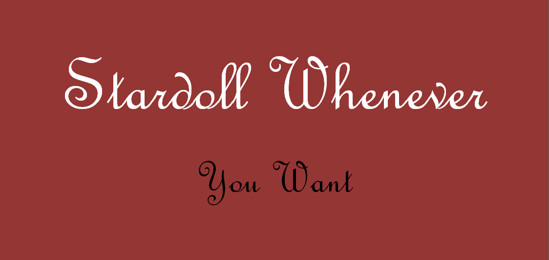 stardoll whenever you want