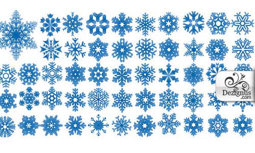 snowflakes shapes