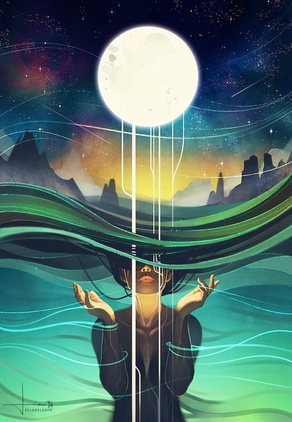 Beautiful Illustrations by Kelogsloops Fine Art and You