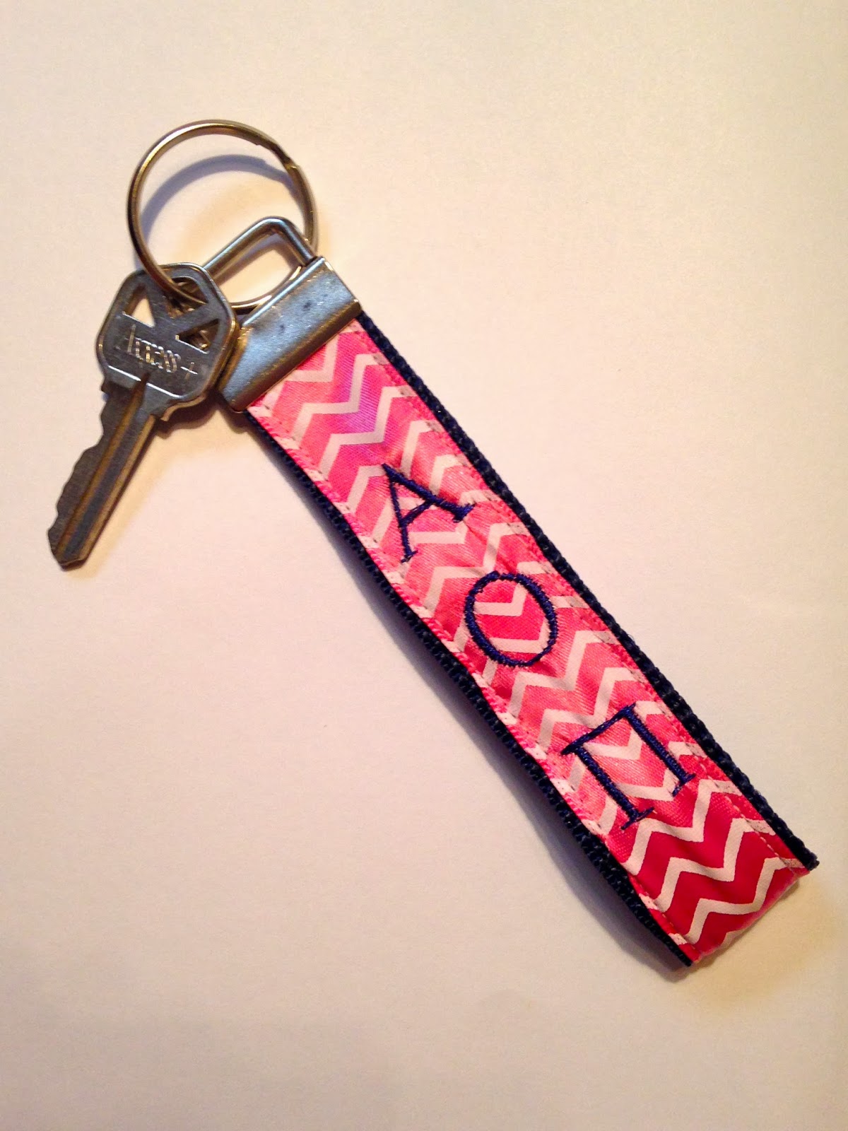 Kraftie Katie Custom {Greek} Keychains