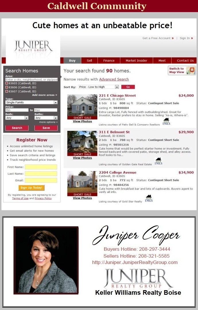 ♦.♦..PUBLIC NOTICE! Shortsale and Foreclosure in Caldwell ID ♦.♦..