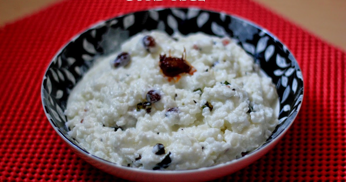 Curd Rice - How-to?