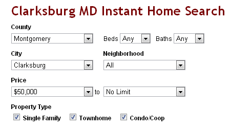 Clarksburg Real Estate Homes For Sale