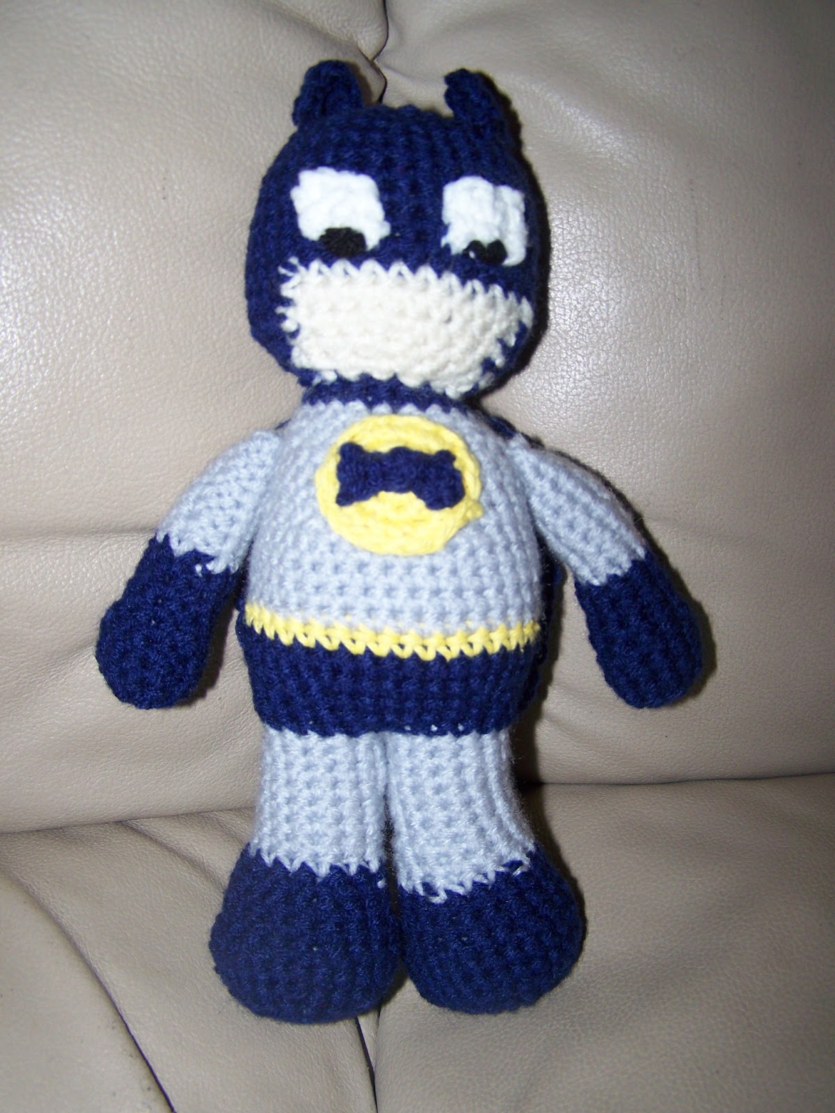 Cooking and Crocheting: Batman Crochet Doll