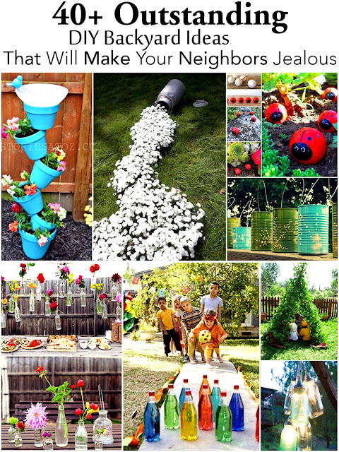 40+ Outstanding DIY Backyard Ideas That Will Make Your Neighbors Jealous 40+ Outstanding DIY Backyard Ideas That Will Make Your Neighbors Jealous