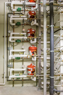 4 mechanical pumps for radiant heating system