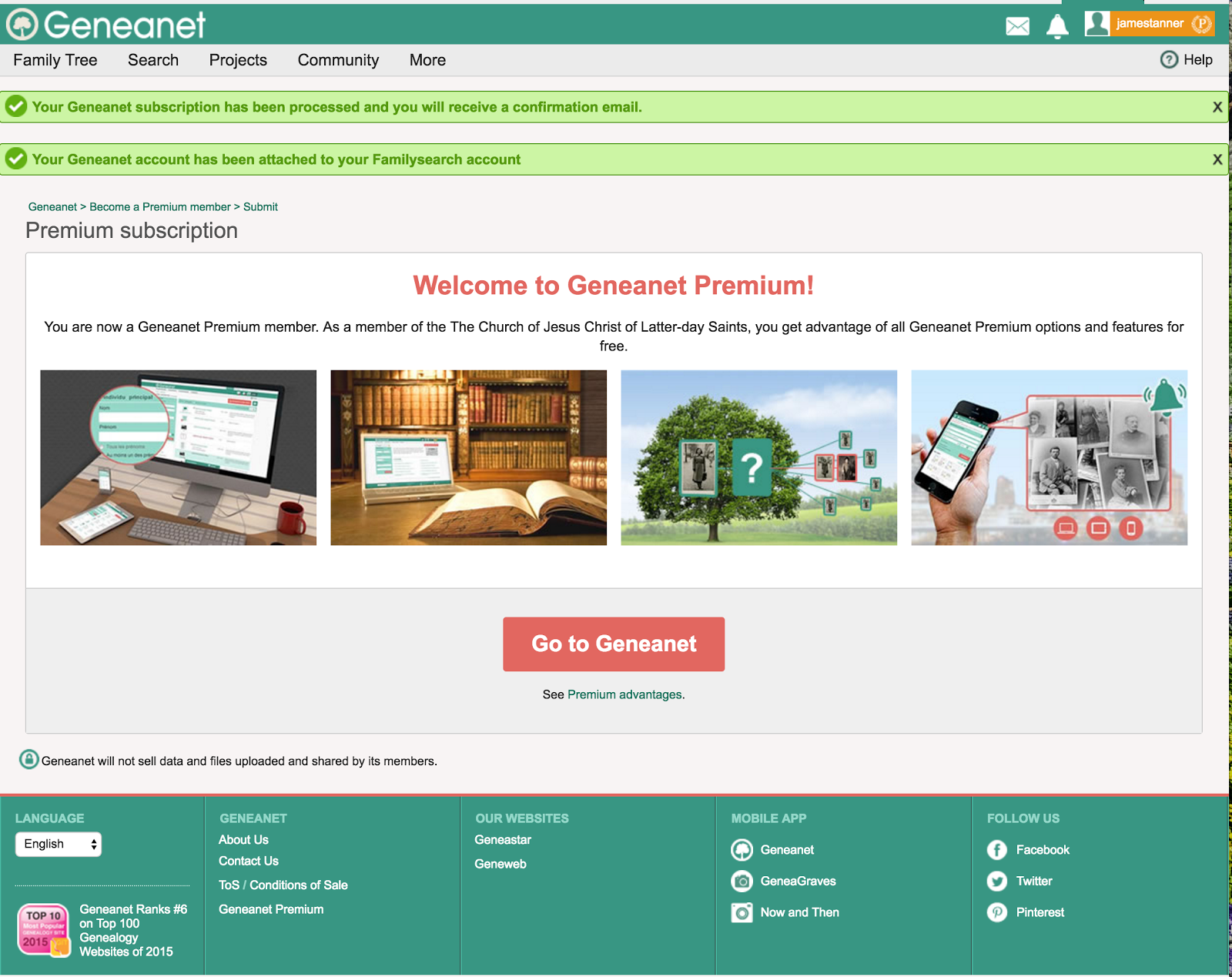 rejoice and be exceeding glad huge french website geneanet now build a family tree