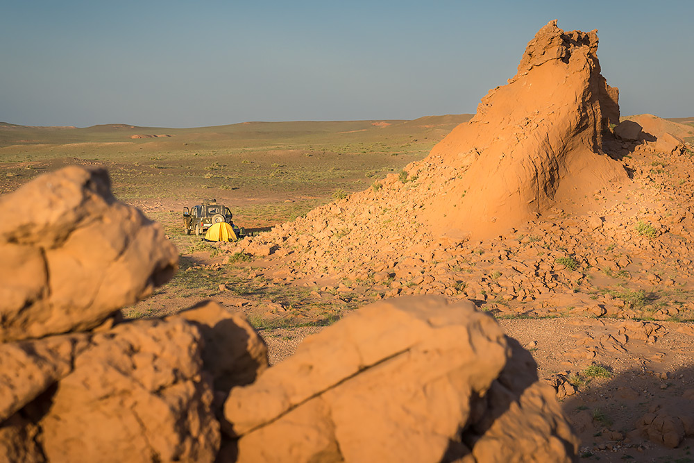 Bayanzag - Flaming Cliffs - Płonące Klify