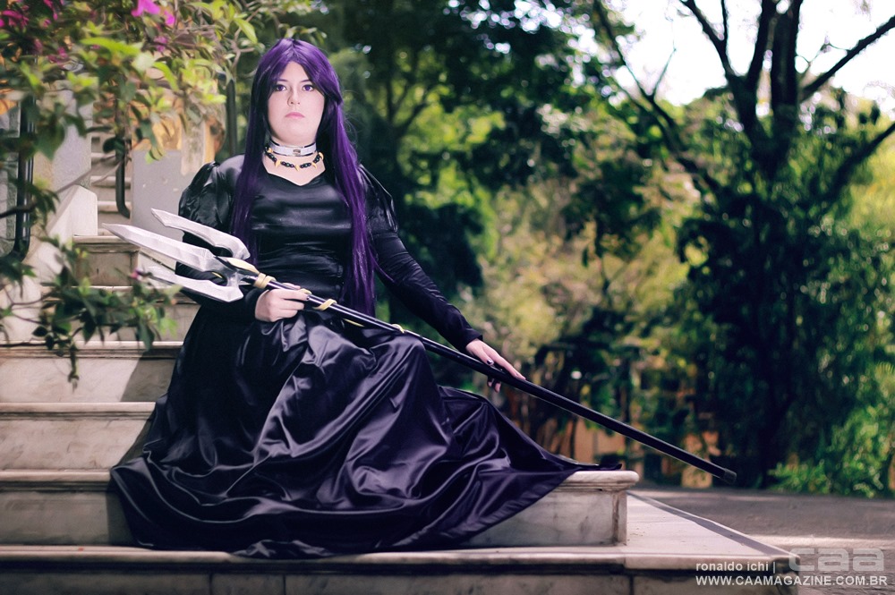 cosplayer Jaqueline Rando and your Pandora cosplay costume from Saint Seiya The Lost Canvas