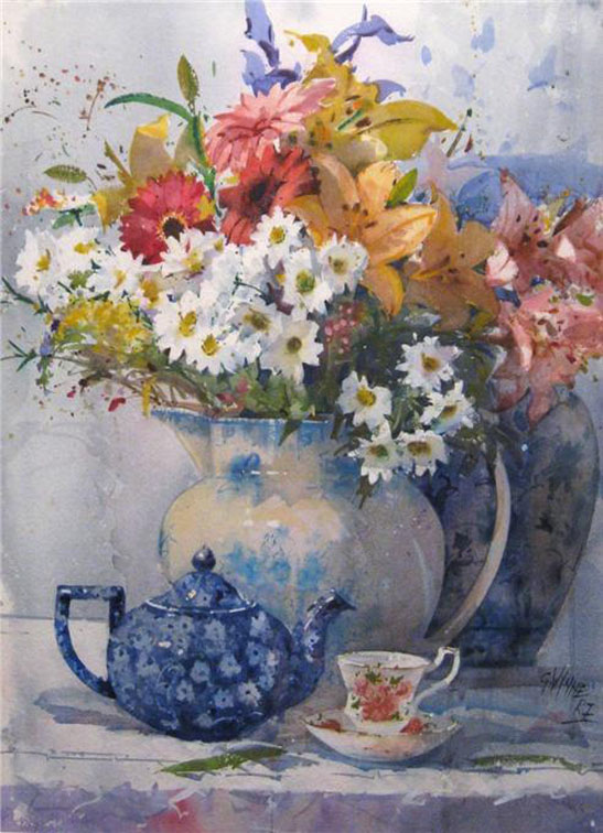 Geoffrey Wynne Acuarelas Watercolours PRIMAVERA SPRING