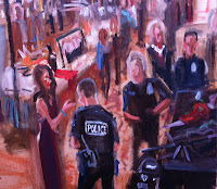 A Painting to Benefit the Seattle Police Foundation Live Event Painting