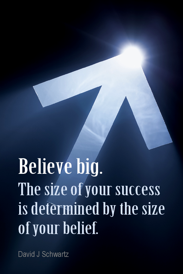 visual quote - image quotation for BELIEF - Believe Big. The size of your success is determined by the size of your belief. - David J Schwartz
Edison