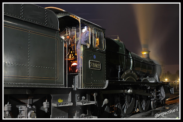 Severn Valley Railway - 4-6-0 GWR 7800 Class Engine 7802 Bradley Manor at Bridgnorth