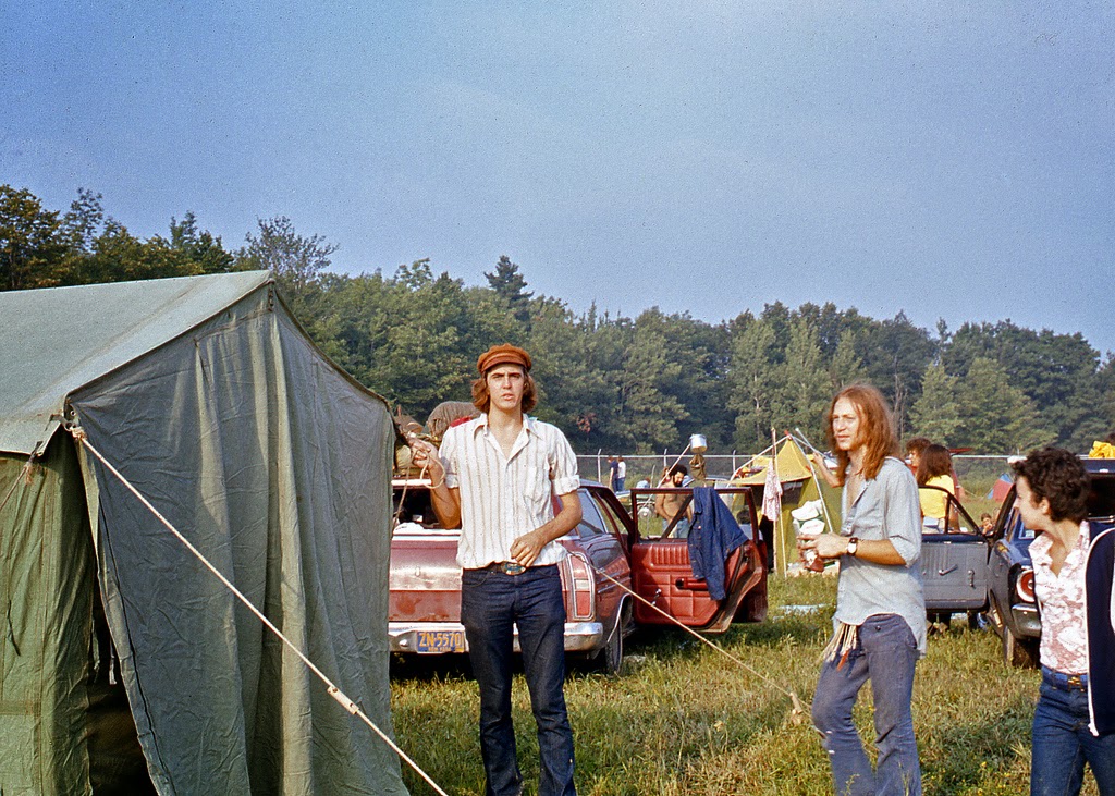 Cool Pictures of Fans at 1973 Summer Jam Rock Festival at Watkins Glen