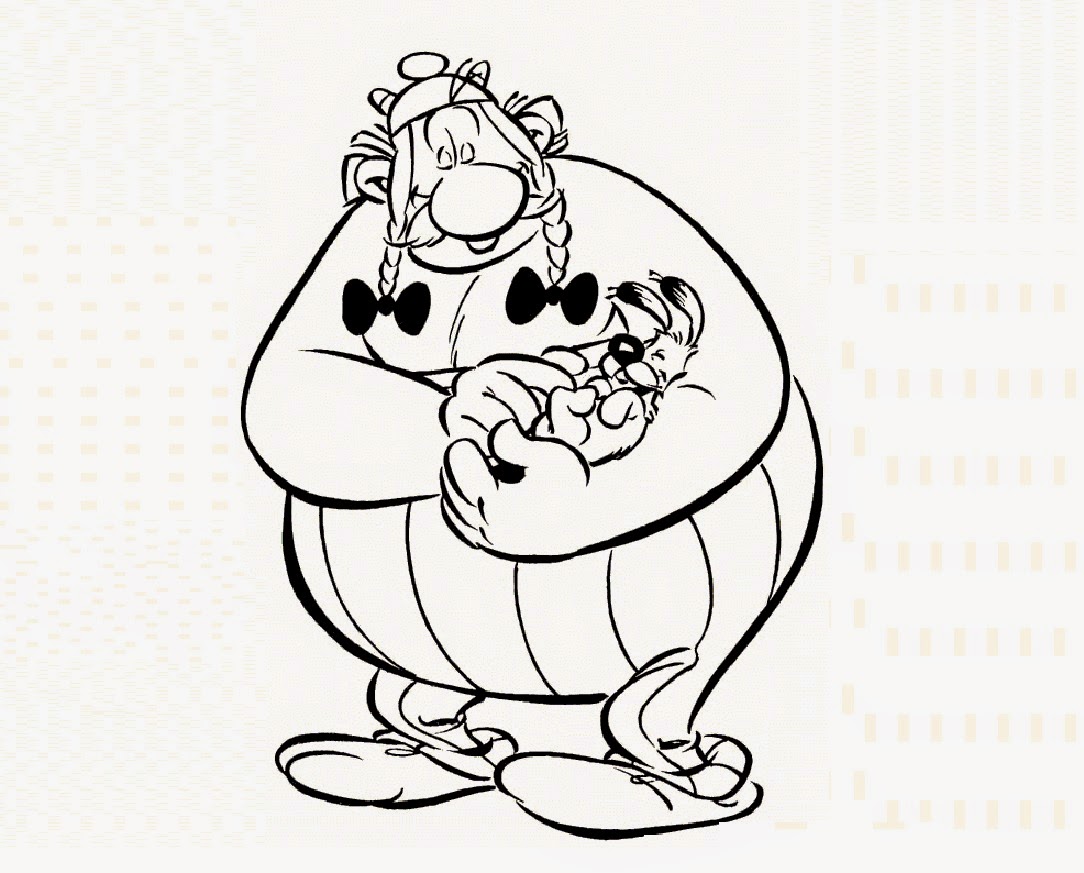 Asterix Coloring Drawing Free wallpaper