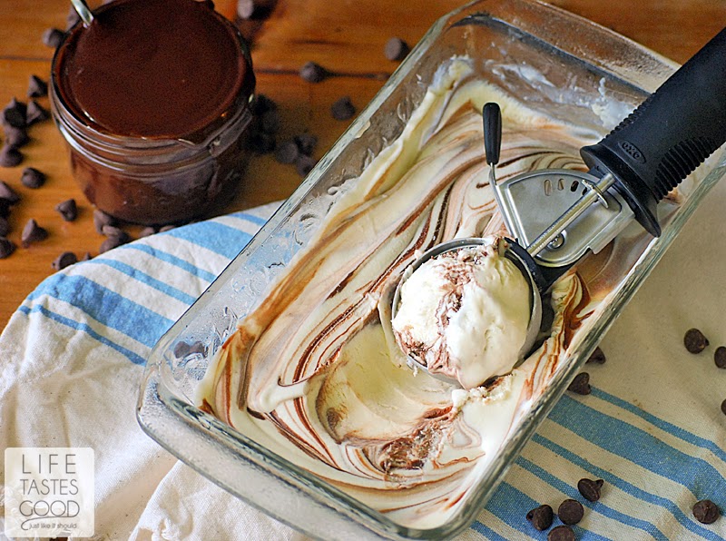 Chocolate Ganache Ice Cream No Churn Life Tastes Good