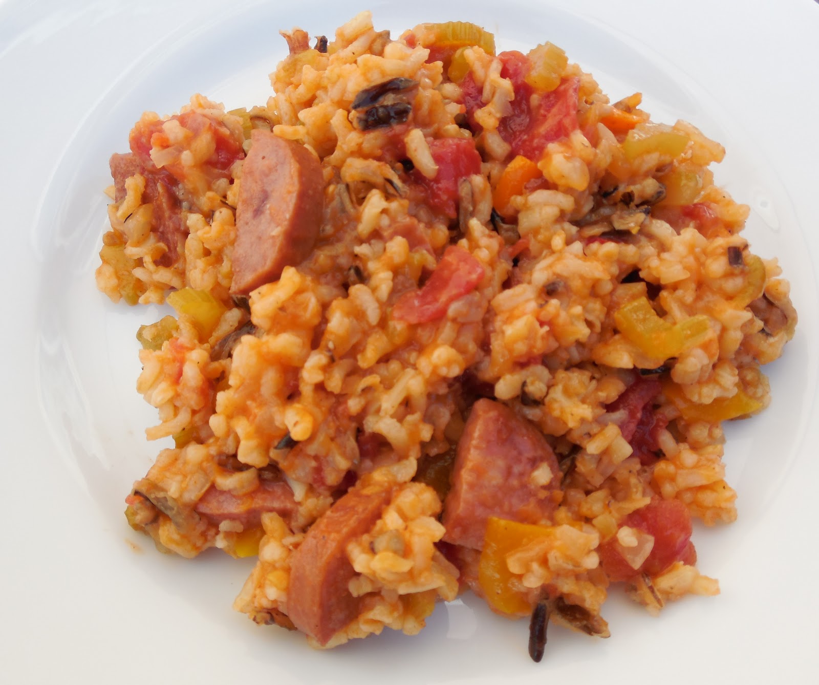 marys bites Jambalaya with Turkey Sausage