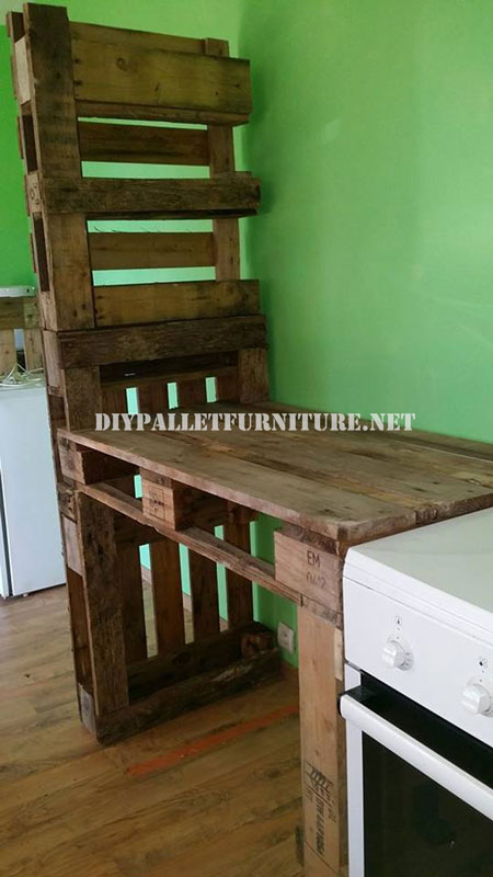 Mueblesdepalets.net: mueble para la cocina y separador realizado ...
