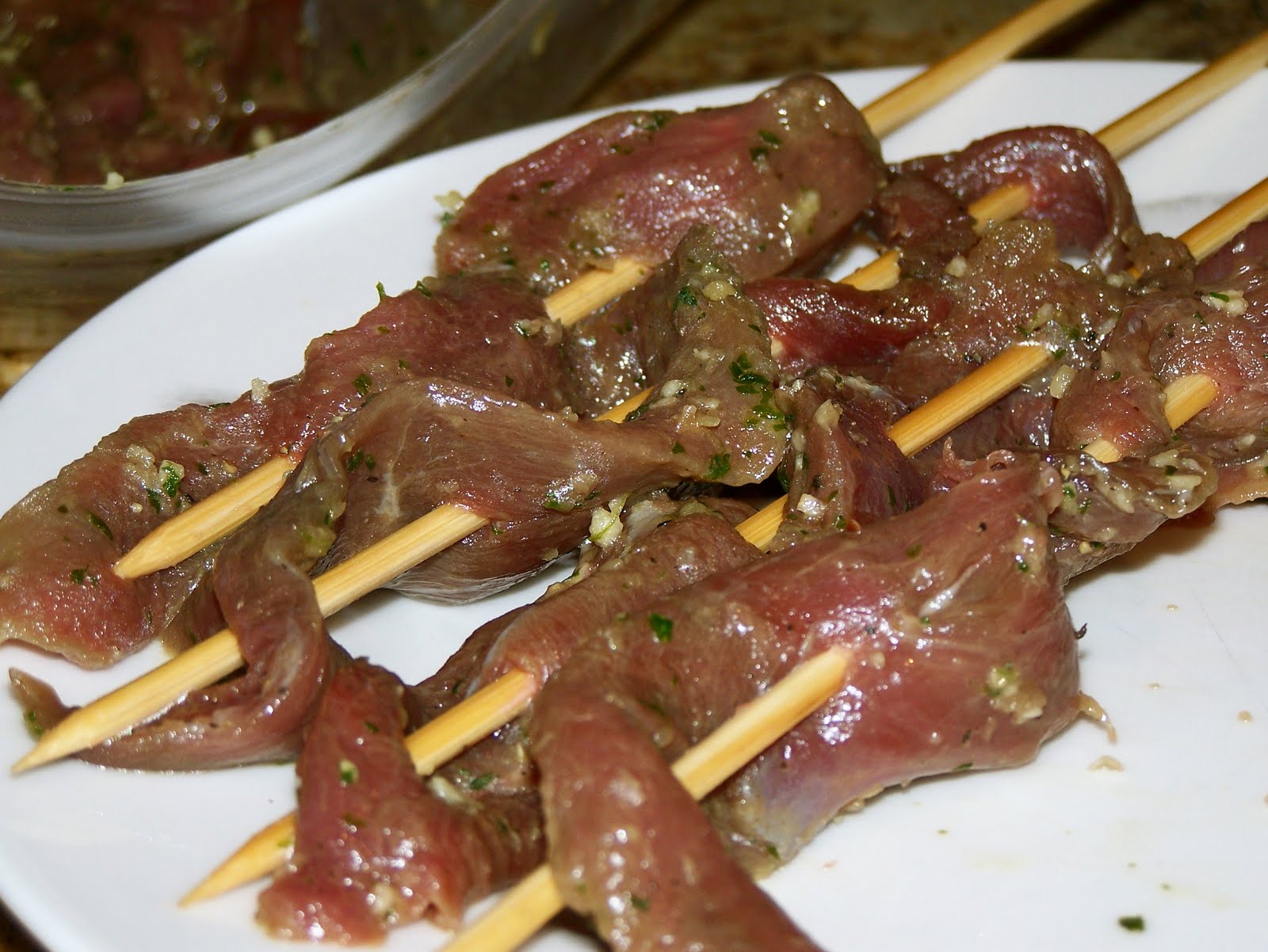 Food for Hunters Venison Skewers with CilantroGarlic Sauce