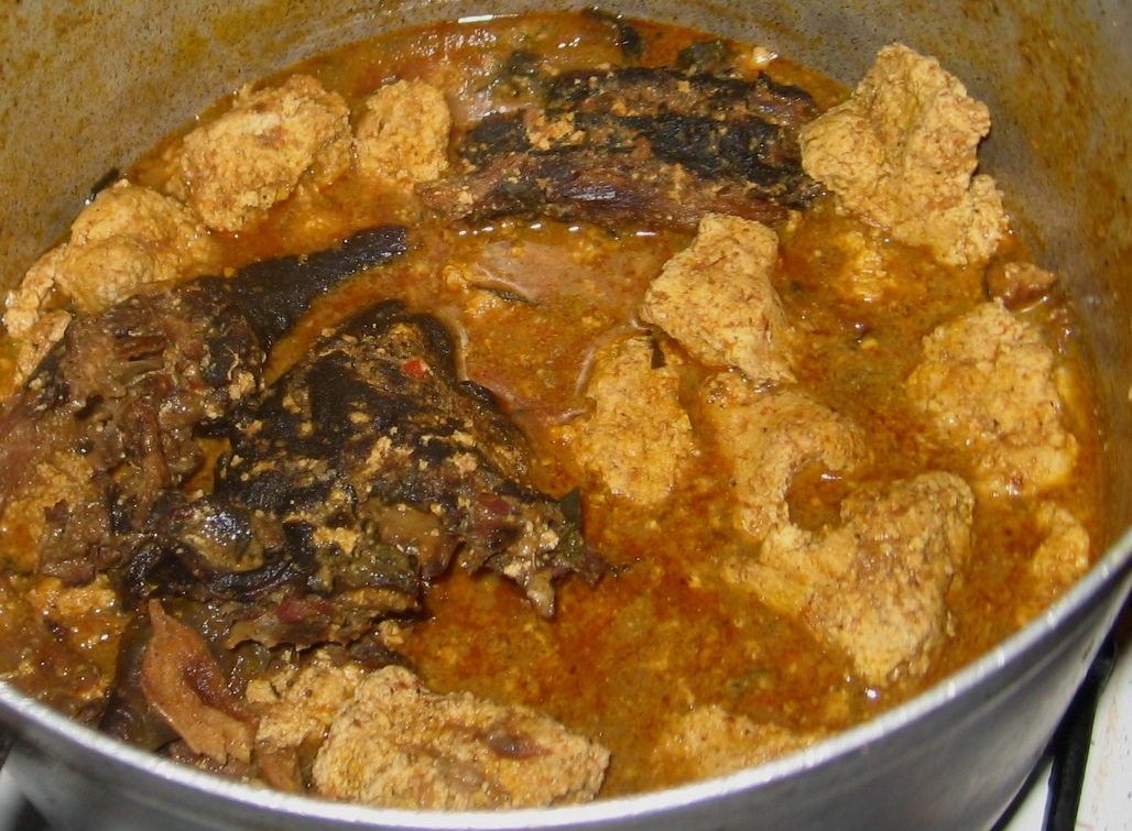 Ogbono Soup With Lumpy Egusi