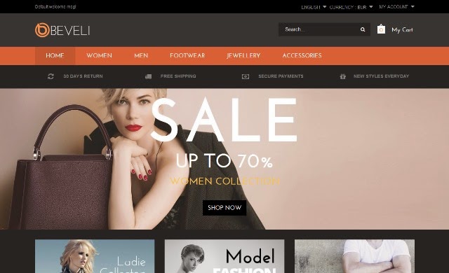 Beveli - Responsive Prestashop Theme