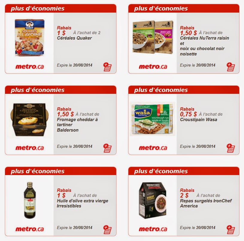 Mes coupons rabais